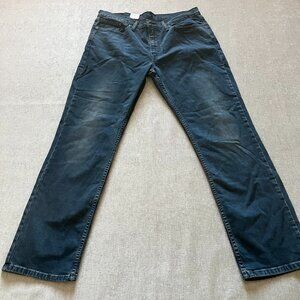 Levis 514 Straight Fit Stretch Jeans Men 36x32 Blue Denim Zip Fly Comfort NWT
